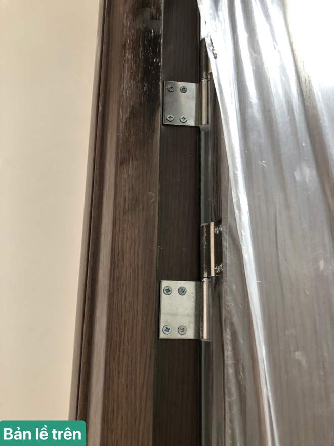 Khuôn bao đã lắp bản lề