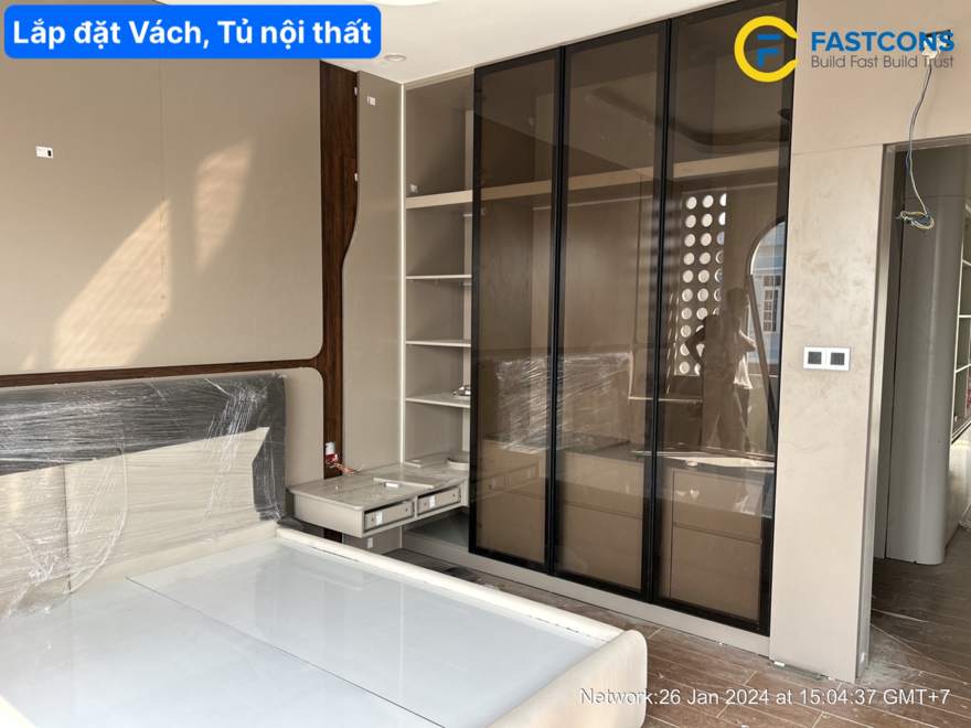Lắp đặt tủ bếp tại công trình