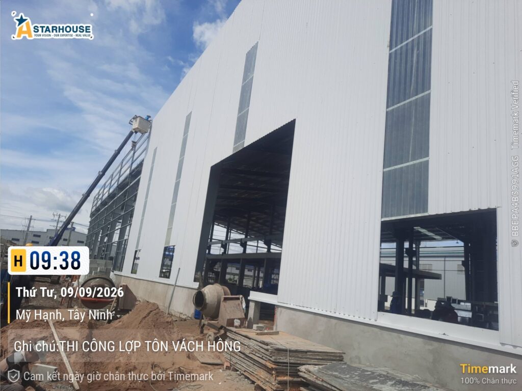 Giám sát thi công nhà xưởng Nguyên Phong Metal – Tây Ninh