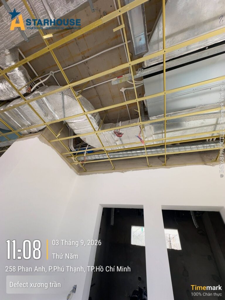 Lỗi xương trần — đánh dấu vị trí phải xử lý lại