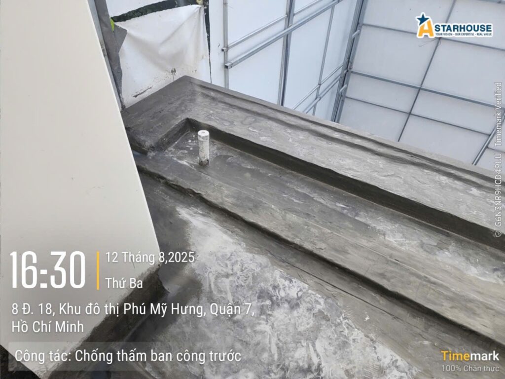 Ngâm thử nước chống thấm