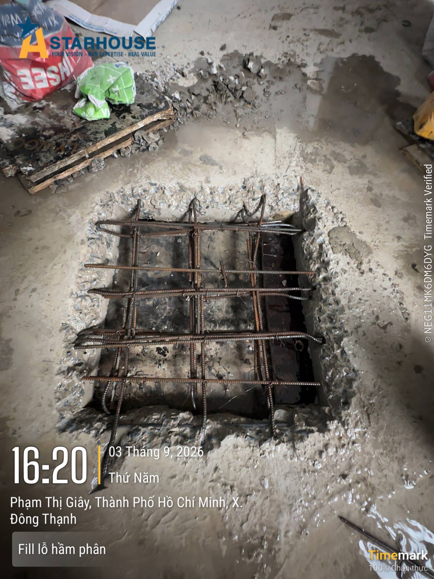 Fill lỗ hầm phân