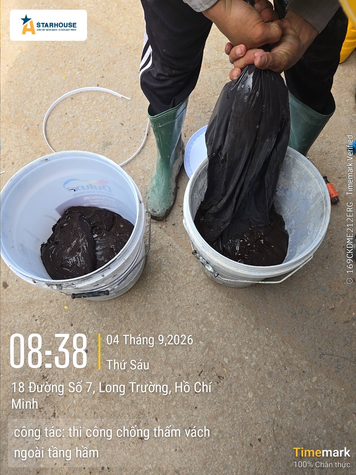 Thi công chống thấm vách