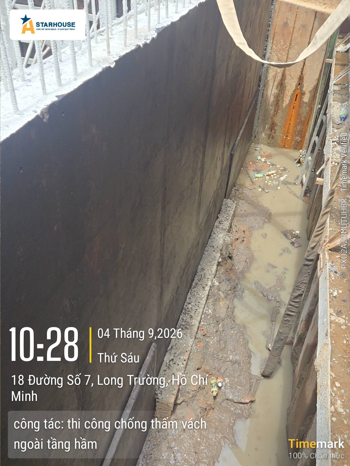 Thi công chống thấm vách