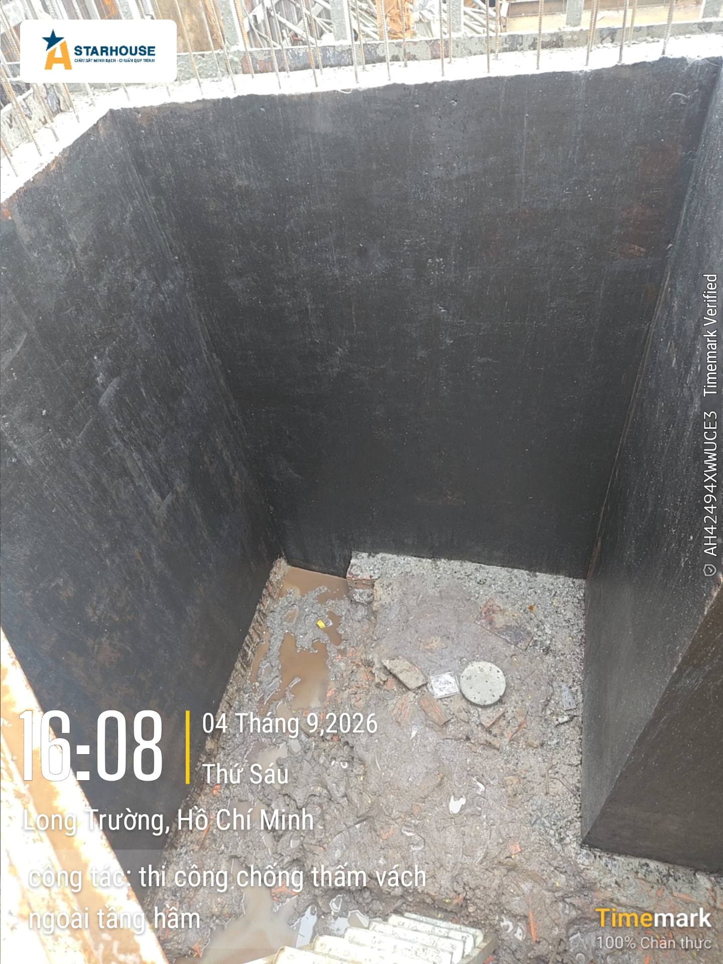 Thi công chống thấm vách